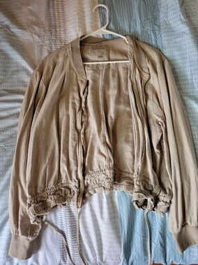Lucky Brand Neutral Beige Pullover